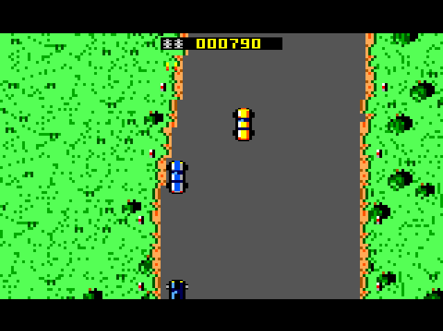 Death Lane on the CoCo 3: Sweeping curve at speed
