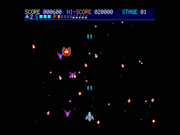 Space Raid new demo gameplay running on a Color Computer 3